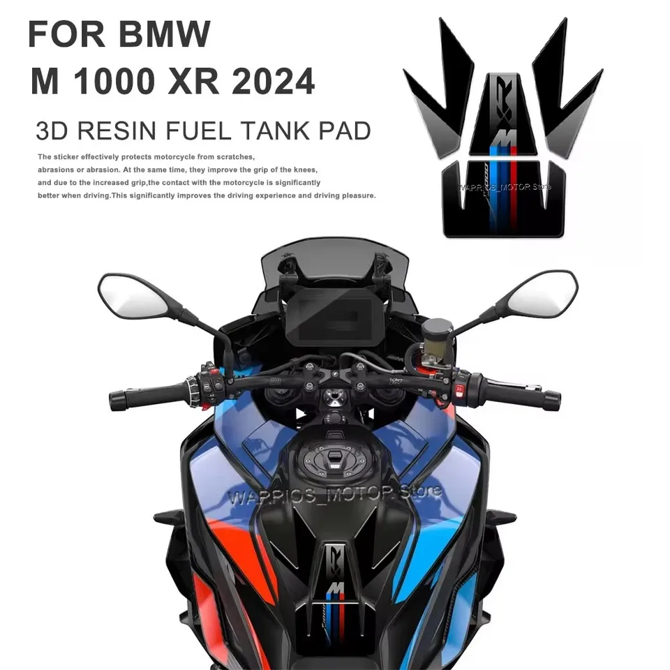 XR pre BMW M1000XR M 1000 XR 2024 Motorcycle Tank Pad Protector Stumpery 3D Epoxy Resin Sticker Nový dekoratívna nálepka M1000XR