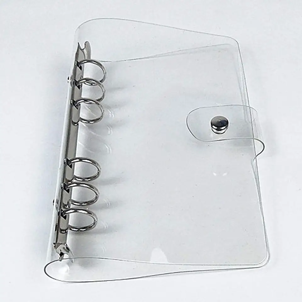 XRhyy A5 A6 A6 A7 NOTEBOBOL KLIP MATTE TRANSLUCENT 6 JATHONA Poznámkový blok Binding Cover Cover Scrapbook Foto album File