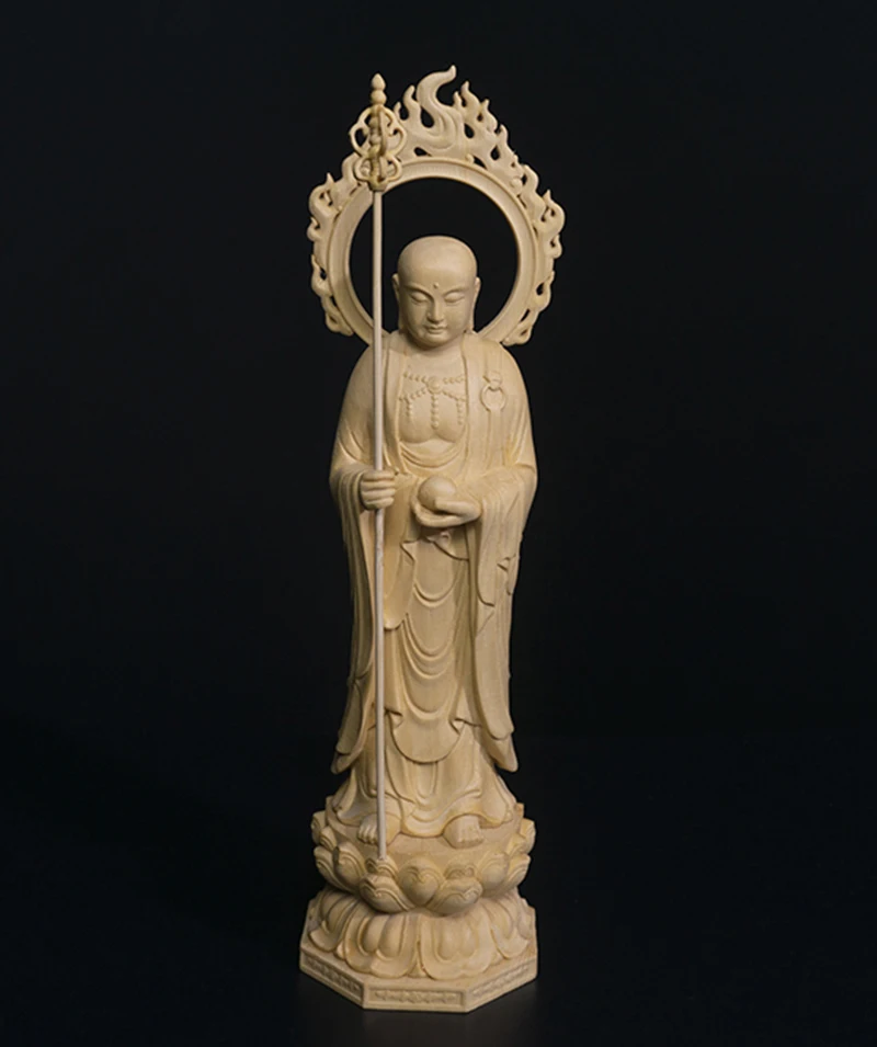 XS111-28 Ručne vyrezávané drevené rezbárske figuríny Buddha sochy Domovod