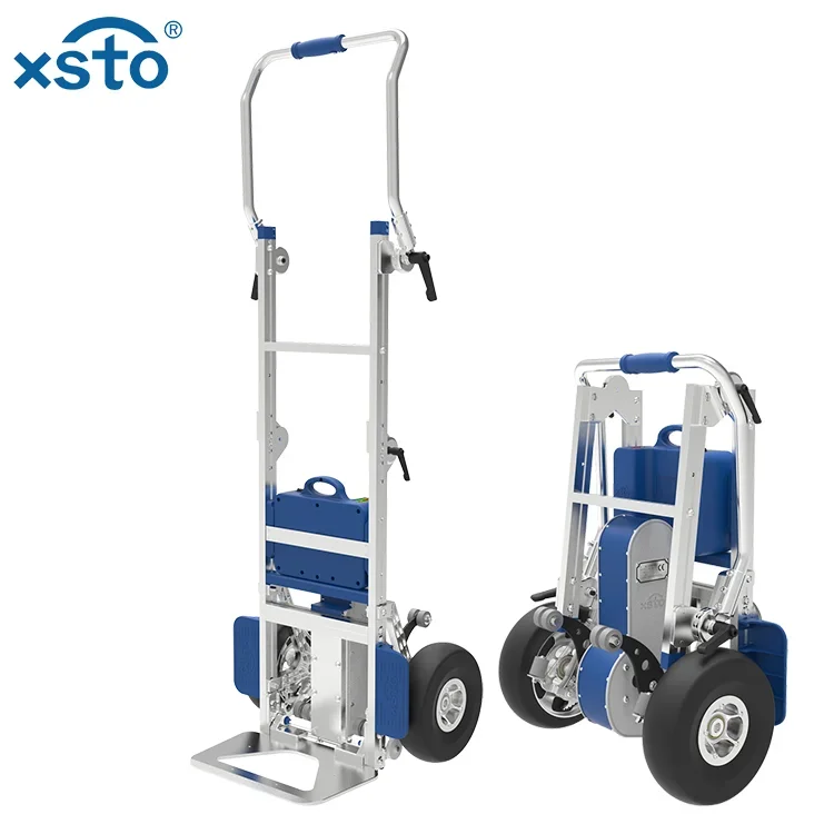 XSTO Elektrický horolezecký vozík Stabilné schody skladanie Trolly 150 kg automaticky poháňané schodisko horolezec