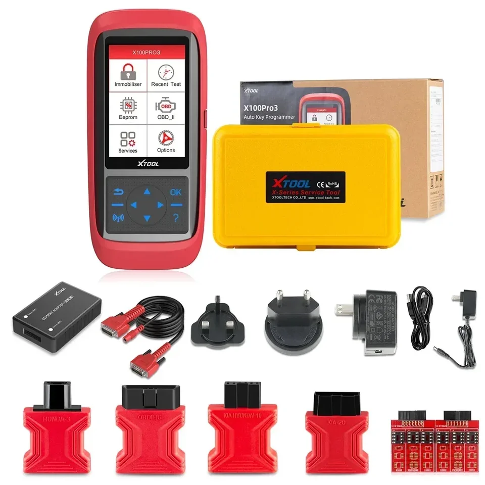 XTOOL X100 Pro3 Profesionálny kľúčový programátor Diagnostika automobilov Nástroje Kód Čítač 7 Služba celoživotná bezplatná aktualizácia s adaptérom EEPROM
