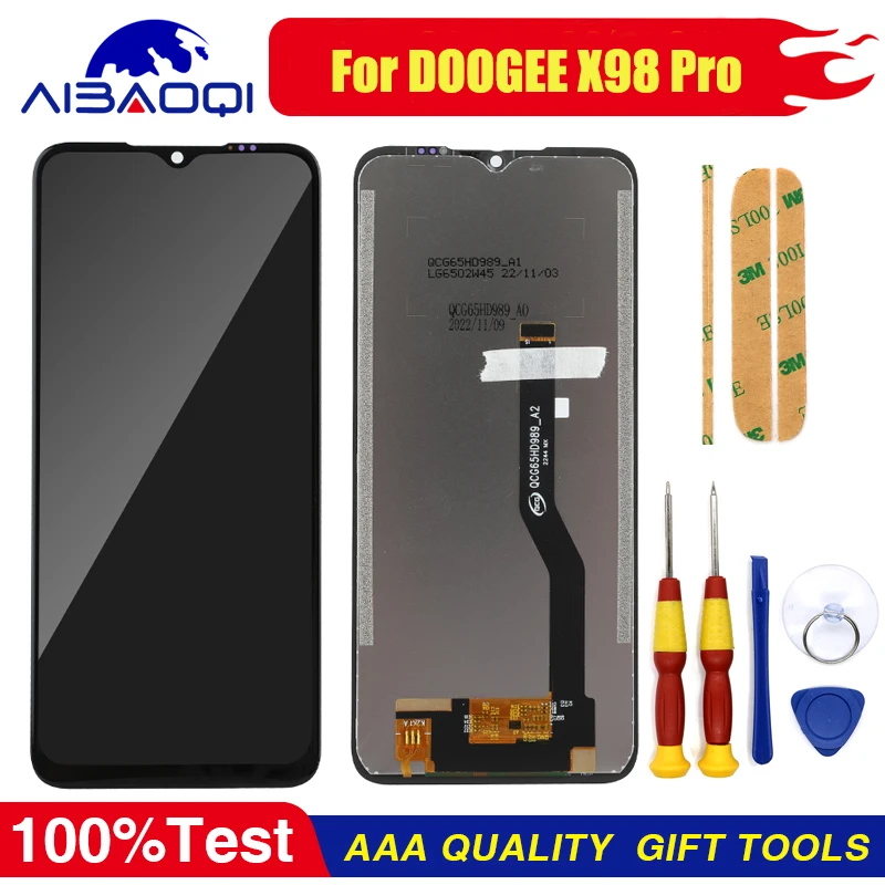 XUNQIYI 100% Nová pôvodná dotyková obrazovka pre doogee x98 Pro N50 Pro N50S LCD displej s výmennými dielmi rámu