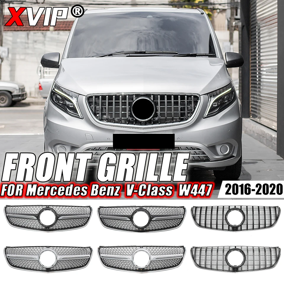XVIP GTR Style Horné grily pre Mercedes Benz V trieda W447 V250 V260 2016-2020