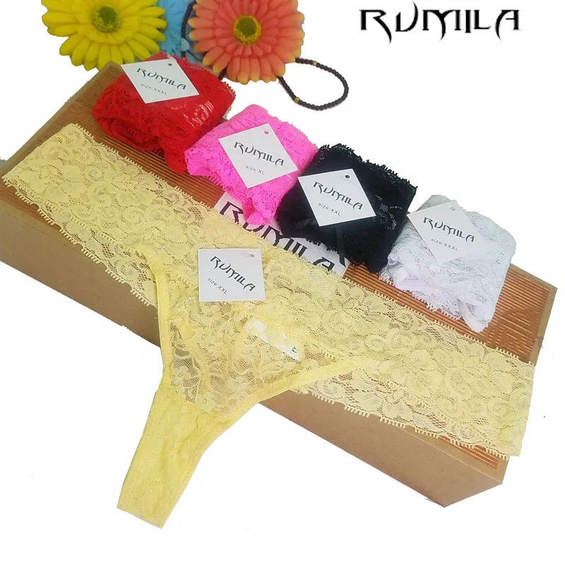 Xxxl sexy čipky bavlnené dámske sexy tangá G-String spodná bielizeň nohavičky spodná bielizeň pre dámske ženy 1ks ZX70 HSQ