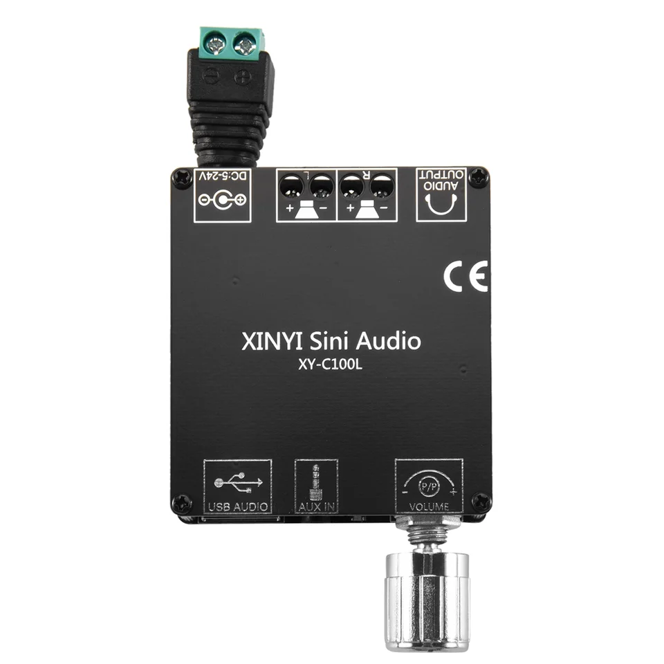 XY-C100L HIFI 100WX2 Bluetooth 5.0 High-Power Digital Stereo zosilňovacia doska AUX USB AMP AmplificAdor domáce divadlo
