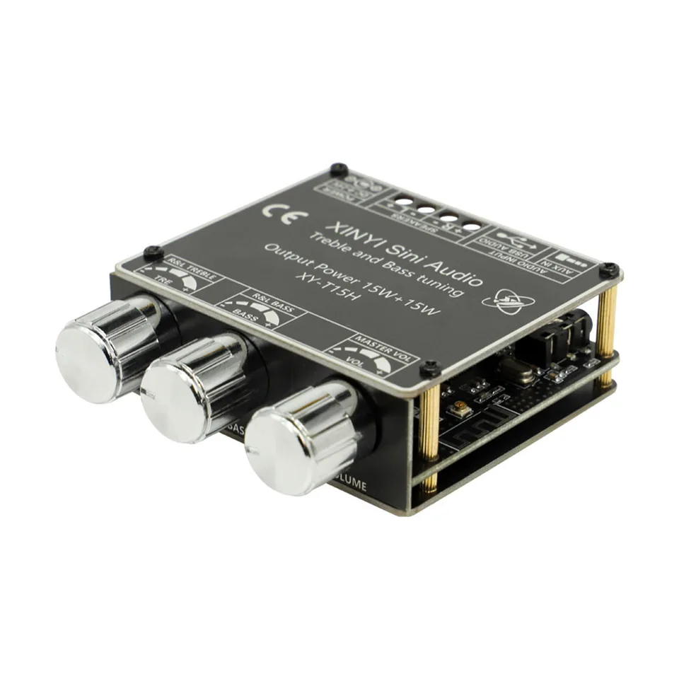XY-T15H DIGITÁLNE POLOŽKY Zosilňovača Bluetooth kompatibilné 5.1 2.0 KONTROLA APP CONTROL PRE DIY Wireless Reproduktory