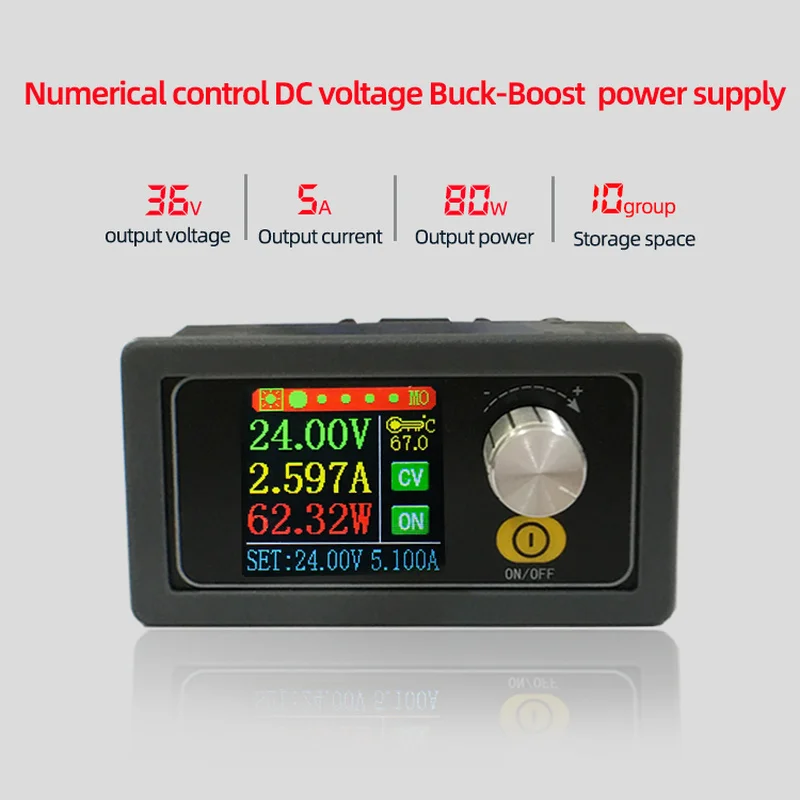 Xys3580 DC DC DC Buck Boost Converter CC CV 0,6-36V 5A Výkonový modul nastaviteľný regulovaný laboratórny napájací zdroj