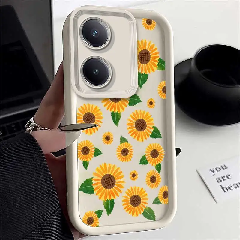 Y100 Sunflowers Sky Eye Ladder Telefón pre Vivo Y91 Y91i Y89 V29 V29PRO V27 V25 V23 V21 X90 X90PRO X80 X70 Kryt