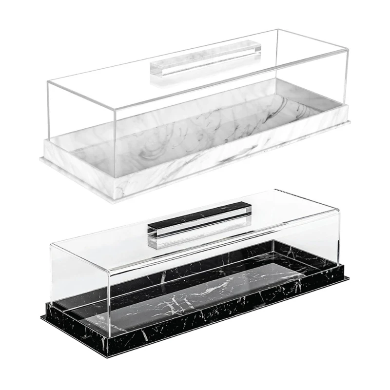 Y166 Obdĺžnikový držiak na tortu s priehľadným vekom Cake Storage Tray Clear veko držiak na tortu Drhing Display Box pre rôzne príležitosti