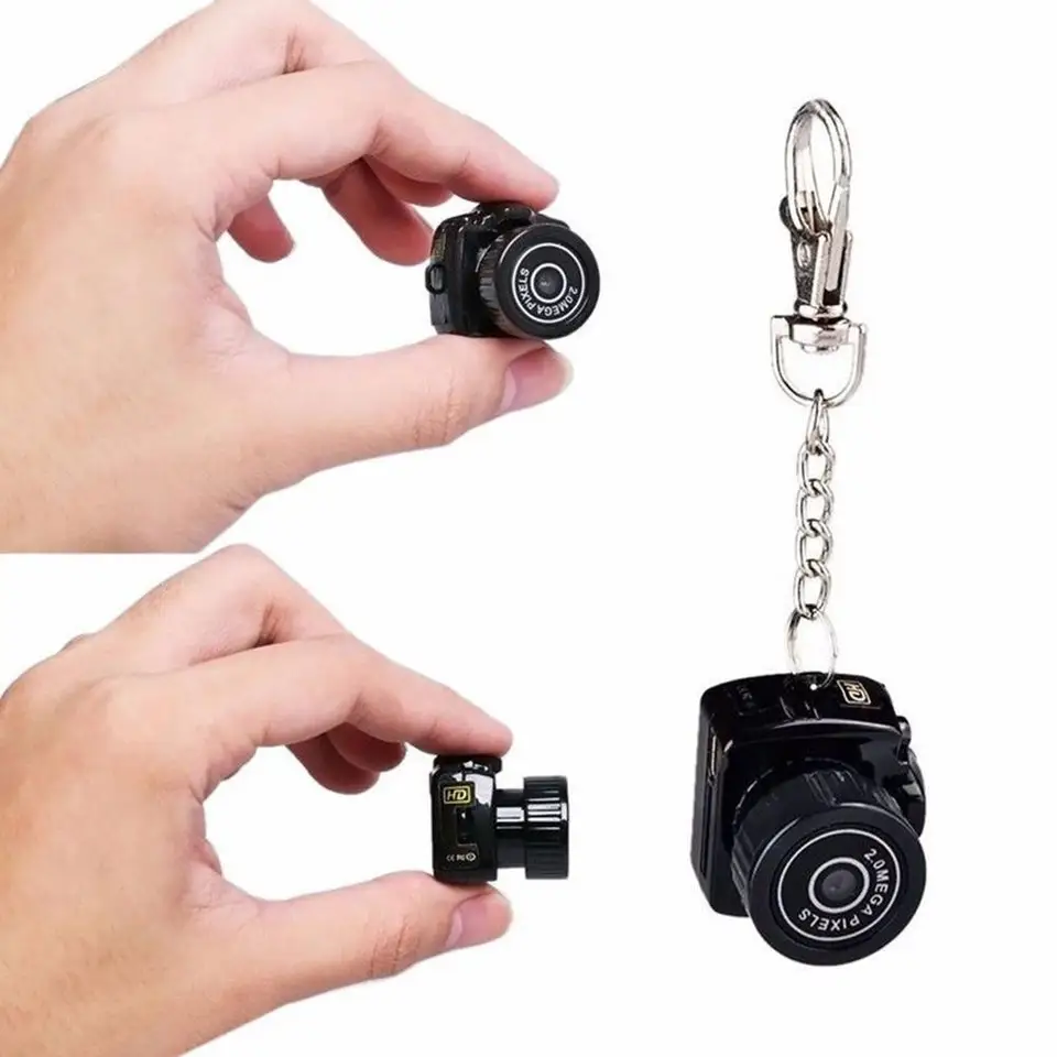 Y2000 Mini Camera Prenosná zvuková videorekordér Ultra Small Body Camera Sport DV DVR Security Ochrana Dohľad