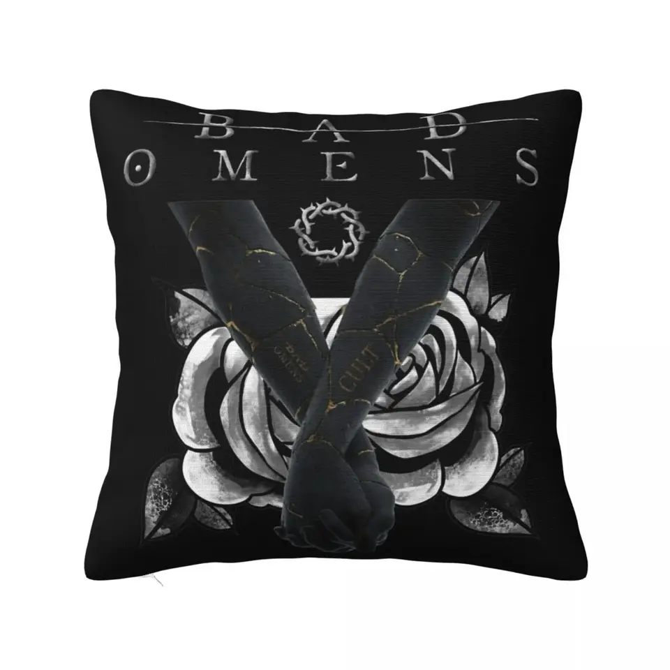 Y2K Bed Fade Reaper Bad Omens SingerDecorations vankúšový príslušenstvo vankúšový pokrývajúce štvorcové viac veľkosti