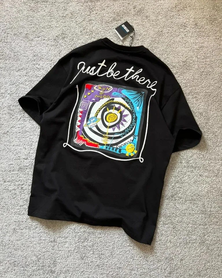 Y2K Harajuku High Street Retro Tops Trendy Fashion Príležitostné tričká Dámske listy Poker Tlač nadmerne nadmerne s krátkym rukávom Muži