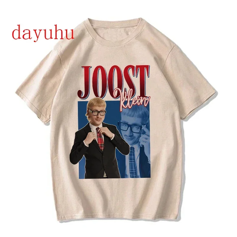 Y2K High Street Tshirt Men Dámske košeľa I Love Joost Klein Vintage Singer Singer T tričko o krk oblečenie klasické tričko