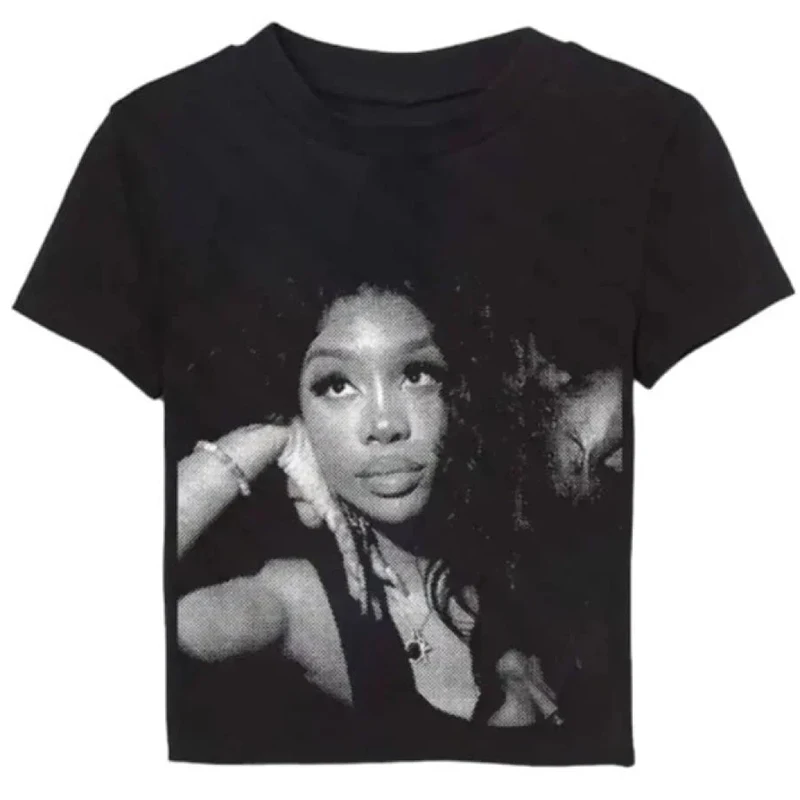 Y2K Simple retro ženy Harajuku pár Grafické nové tričko módne hip hop 2024 unisex čierne tlačené horné streetwear ležérne goth goth