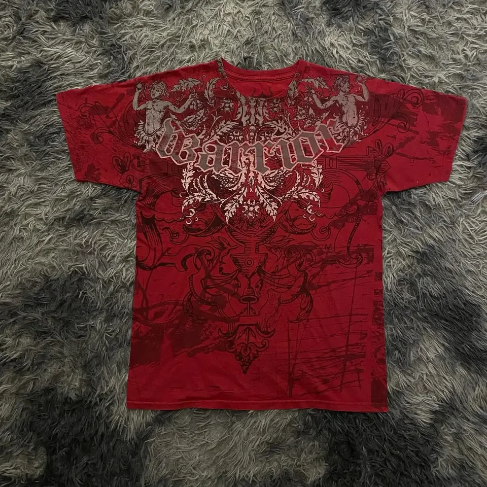 Y2k utrpenie tričko vintage oblečenie hip hop gotickú grafickú potlač nadmerne veľkú tričko Ženu okrúhly krk bavlnená topánky s krátkym rukávom
