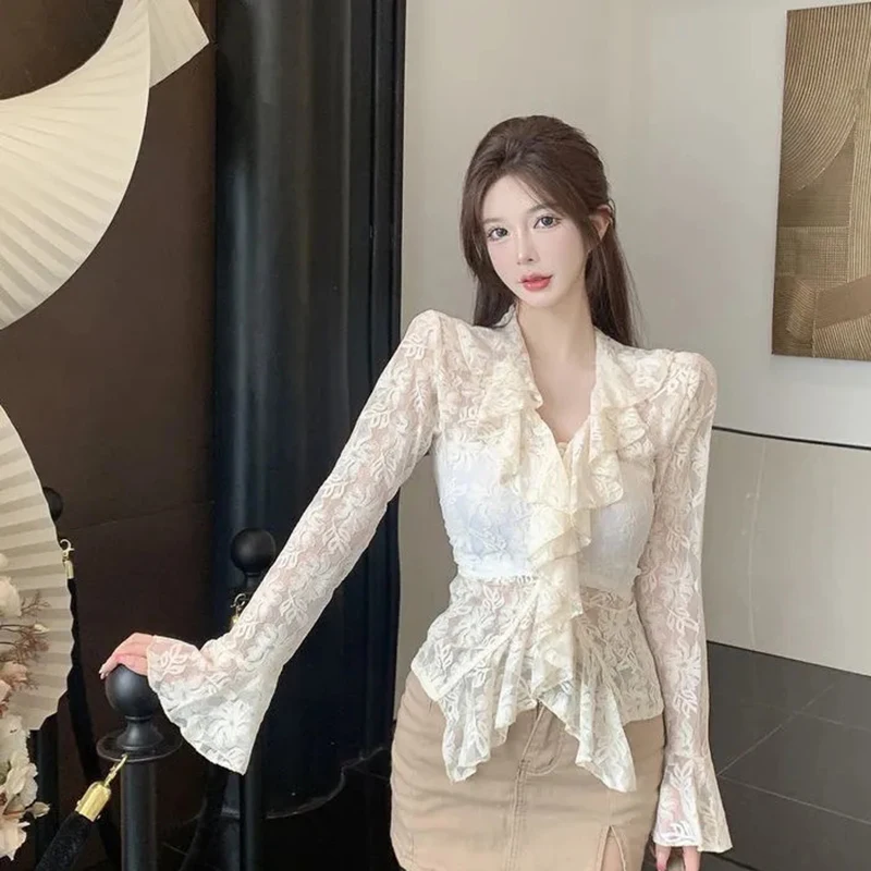 Y2K Women Lace Tirla