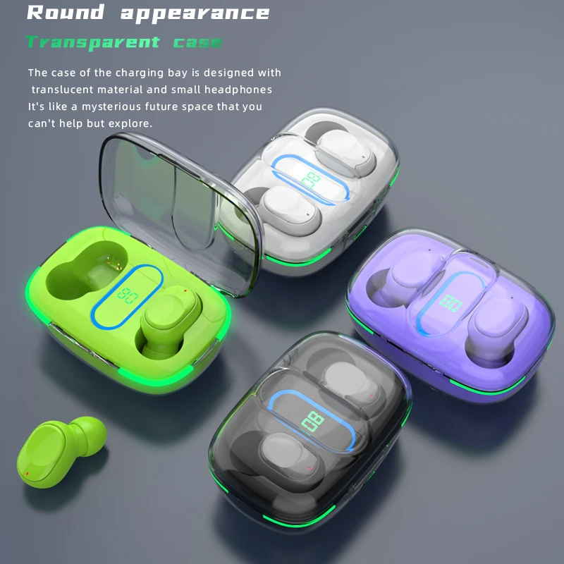 Y90 Bluetooth 5.3 Wireless TWS SARFORE SMPLY SMART TOUCH HLAVDY HEOPLEPOPLY Slúchadlá s potlačením hluku pre všetky smartfóny pre všetky smartfóny