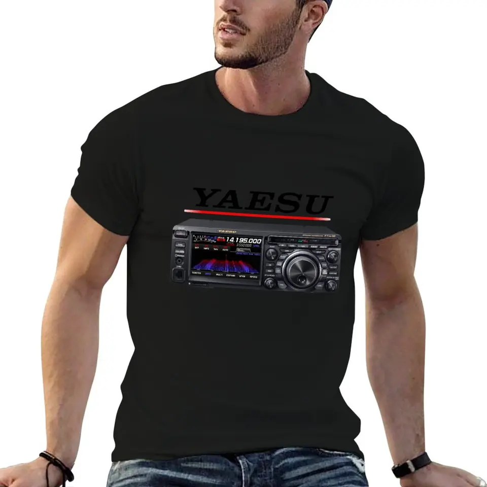 Yaesu ftdx10 Tričko Tričko s nadmerne veľkým tričkom vintage letné top pánske vtipné tričká