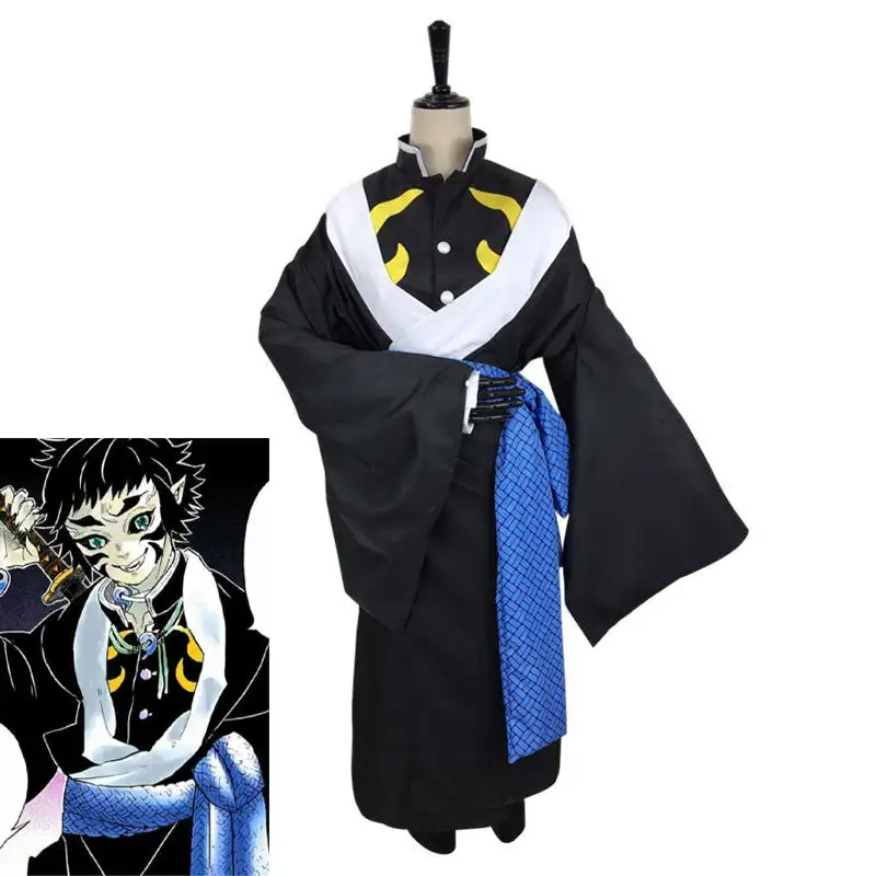Yaiba Kaigaku Cosplay kostýmy anime démon Slayer Kimetsu No Halloween Carnival Party