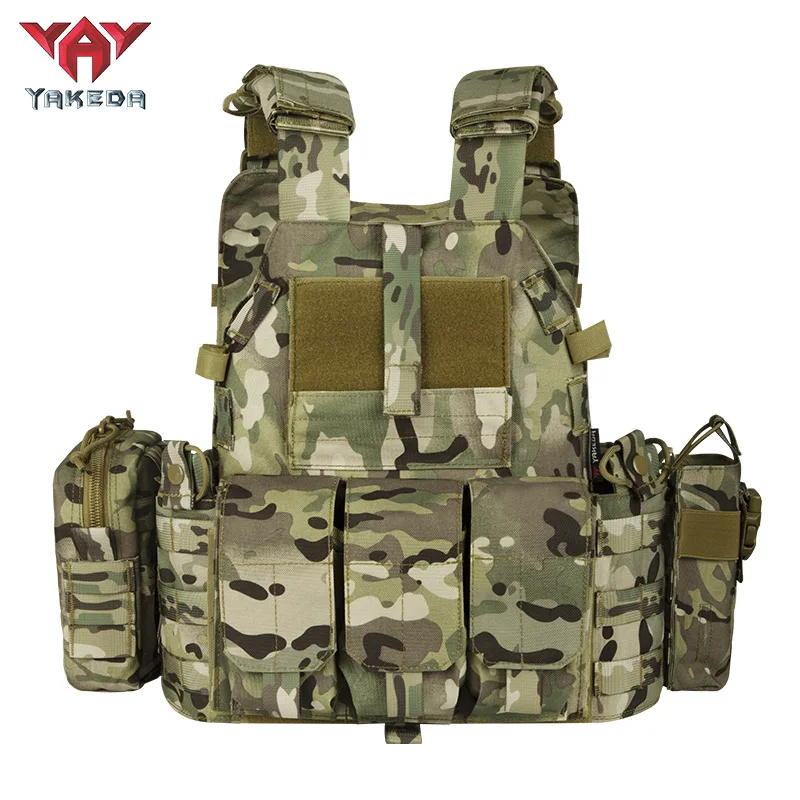 Yakeda 6094 vesty nosná vesta Mamouflage molle nylon modulárna vesta taktické vesty vonkajšie poľovné muži vesty