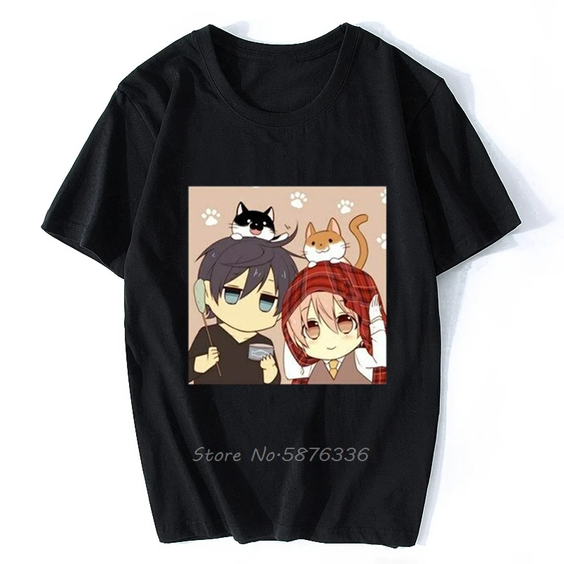 Yaoi desať gróf 10 gróf Riku Kurose tlačené unisex tričko Men bavlnené tričko Anime Tees Tops Harajuku Streetwear