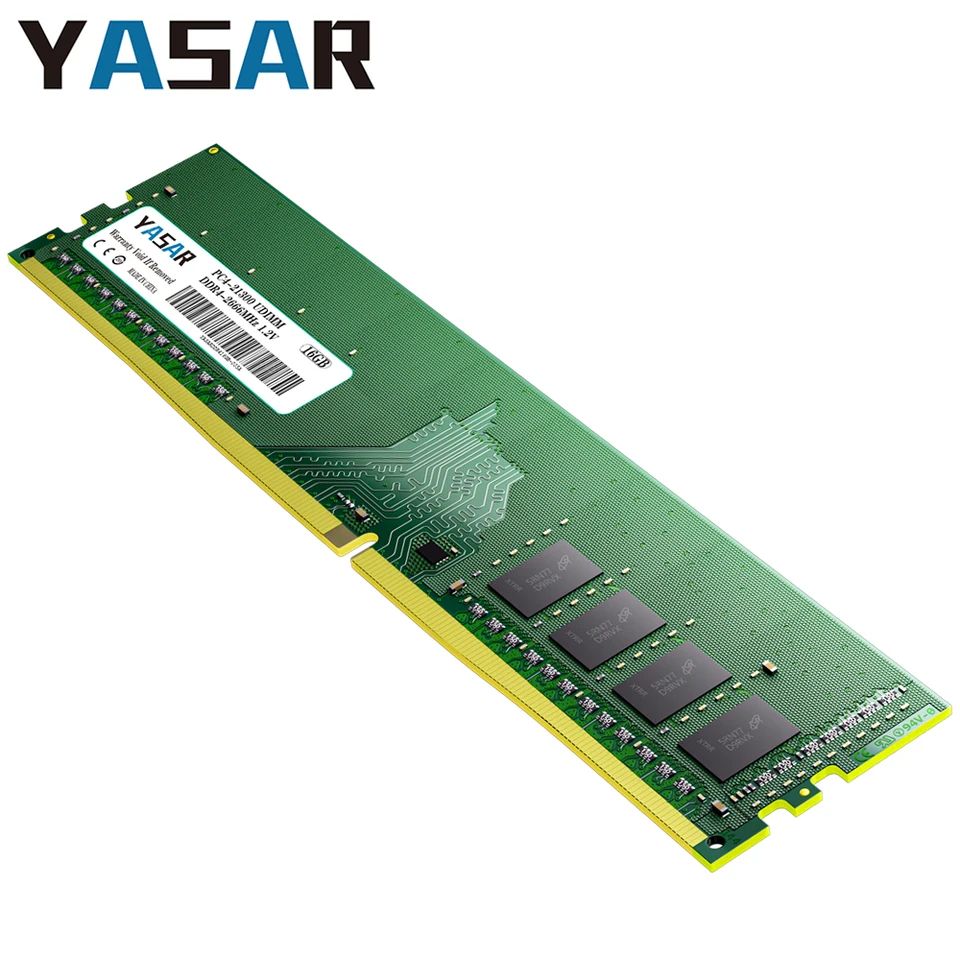 YASAR DDR4 4GB 8GB 16 GB 3200MHz 2666MHz 2400MHz 2133MH Memoria RAM PC4-17000 19200 21300 25600 1,2V DDR4 DDR4 Desktop RAM Pamäť