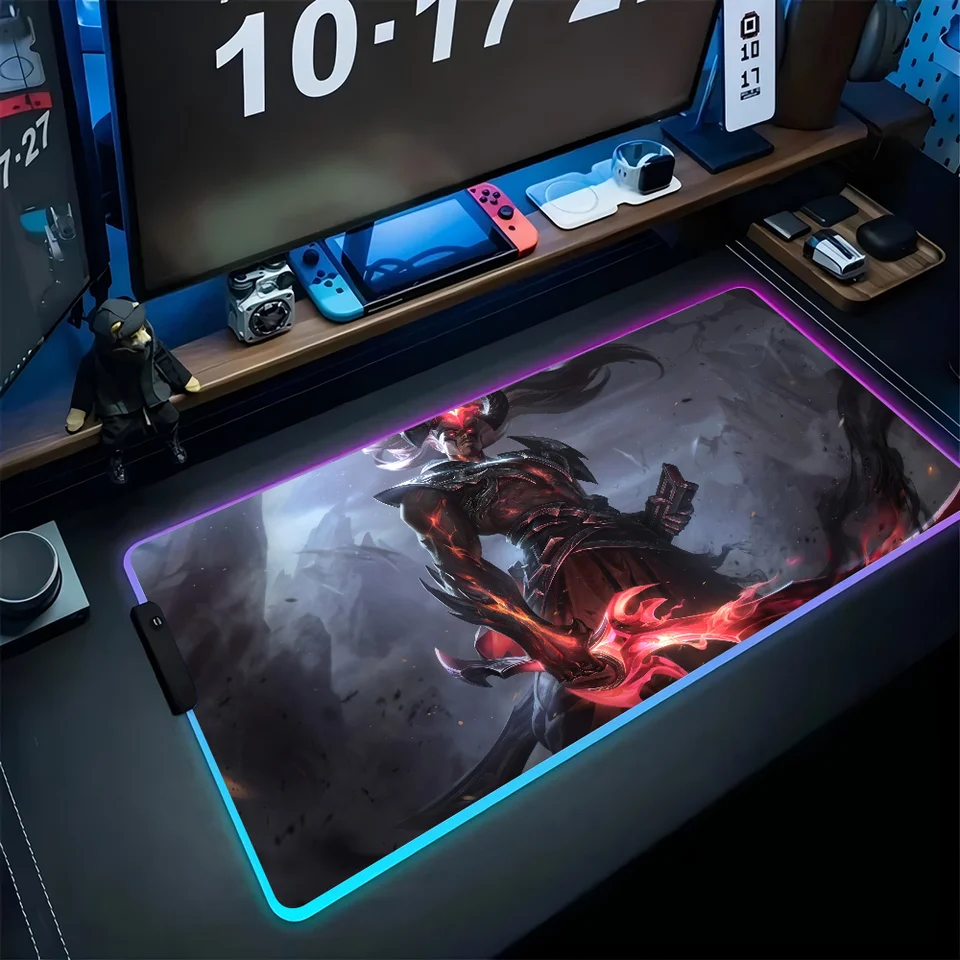 Yasuo League of Legends MousePad XXL RGB Gaming Mouse podložky HD Čierne hráči