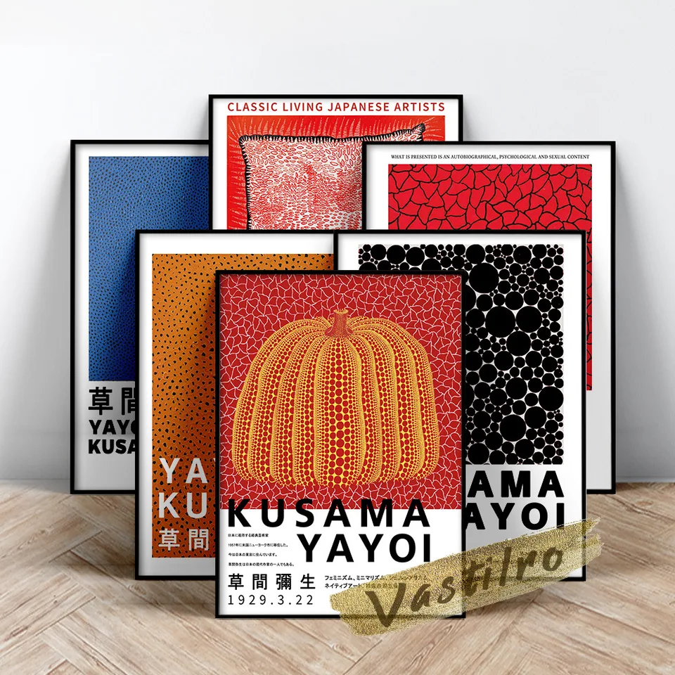 Yayoi Kusama Slávny klasický plagát, Yayoi No.