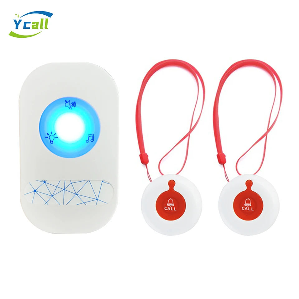 YCALL WIRELESS CAREGIVER PAGER SMARTOVANÉ TLAČIDLO pre staršieho pacienta Osobná starostlivosť Domáca výstraha Systém sestry Call System