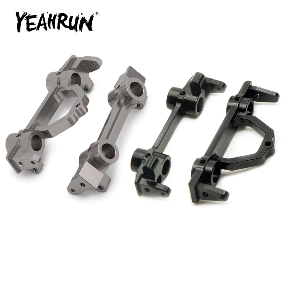 Yeahrun hliníková zliatina predného zadného nárazníka pre axiálne SCX10 II 90046 90047 WRANGLER 1/10