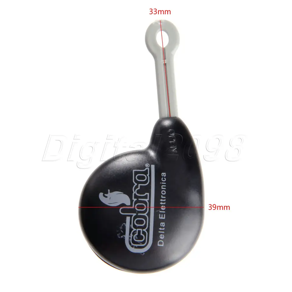Yehaha 2 Tlačidlá nahradenie diaľkového kľúča pre Alarm Cobra 7777 Čierny Keyless Entry Auta