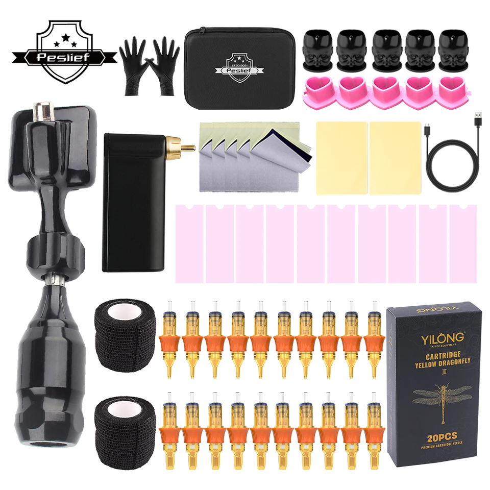 Yilong 10500 Speed ​​Rotary Tattoo Machine Vysoko kvalitná profesionálna výroba rotačné pero typu tetovacím strojom