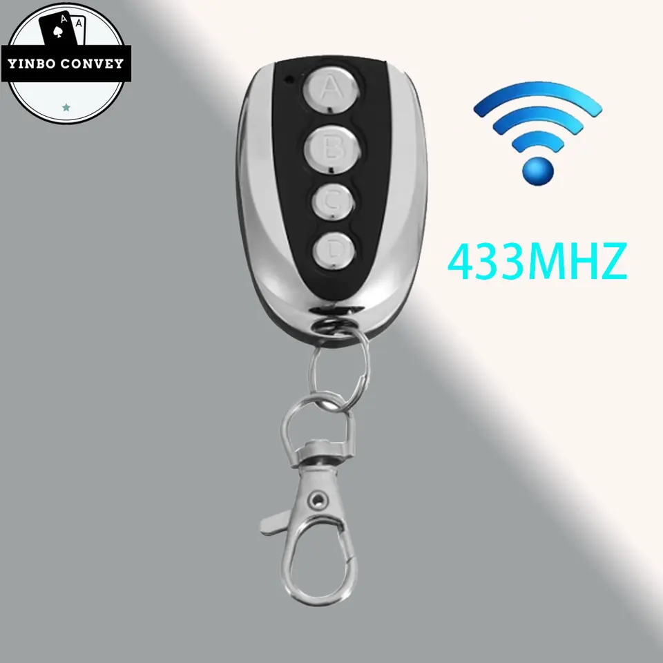 Yinbo-433MHz Clone Clone Copy Copy Funkcia 433.92MHz RF Venmitter Automatické klonovanie duplikátora pre garážové dvere prišiel na nemot