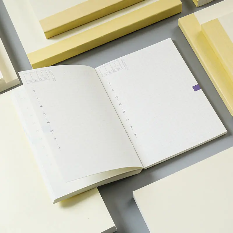 Yiwi A5 A6 Hobo Notebook Vnútorné slepé linky Stránky Journal Poznámka kniha Plánovač papiera Denník Roztomilé kancelárske potreby