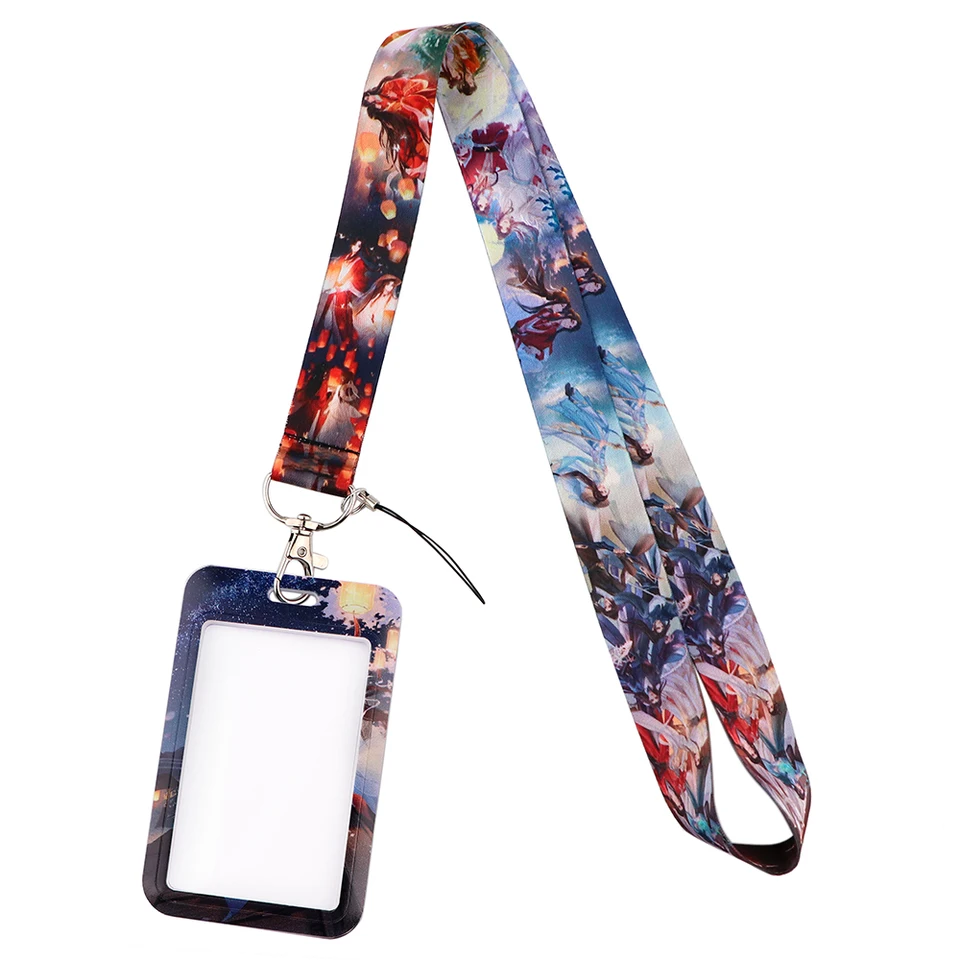 YL1096 komiksy Tian Guan Ci Fu Lanyard for Keys ID Card Gym Mobile Telefón Remeská držiak odznak