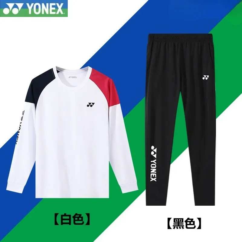 Yonex 2024 New Badminton Pánske a dámske s dlhým rukávom s rýchlym vysuchým priedušom pre deti pre deti