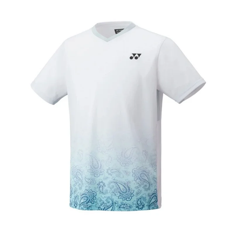 YONEX 2024 Summer New Badminton Suck Constit Training Suck Suck Rýchlo vyschnutie tričko s krátkym rukávom absorbujúcim potu