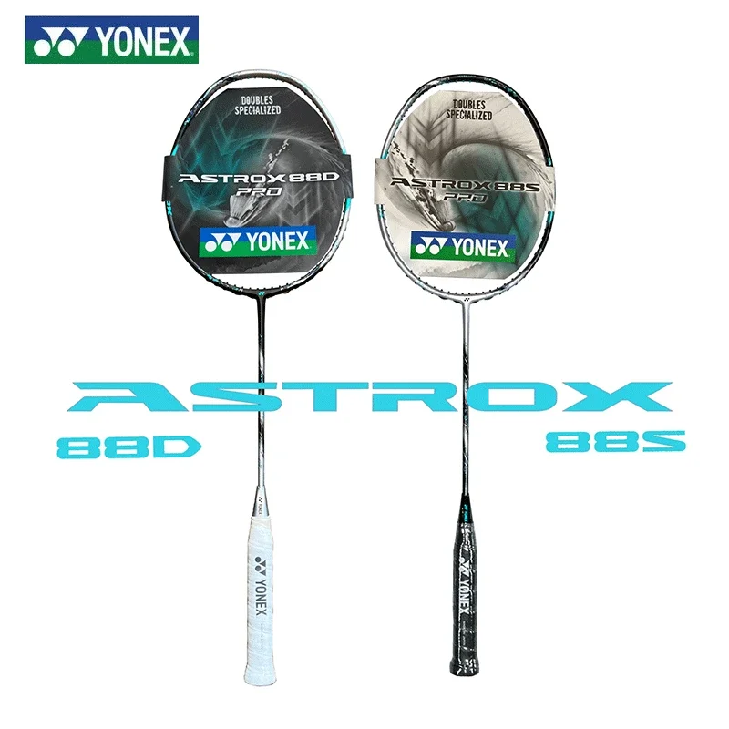 YONEX Prispôsobiteľné libry a reťazec 2024 NOVÉ Badminton Racket AX88S/D Pro Astrox Series Professional Racket Badminton Set 4U