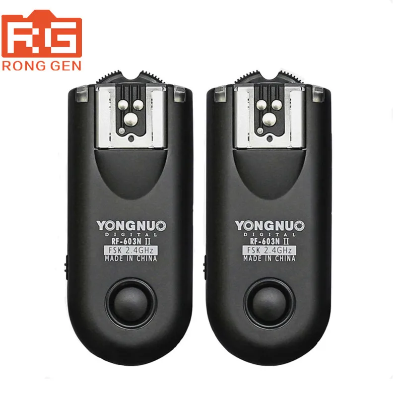 Yongnuo RF-603II RF603II N1 Wireless Flash Trigger pre Nik & N D3 D1H D1X D2 D2H D2X D3 D3X D100 D200 D300 D700 D800 D300S