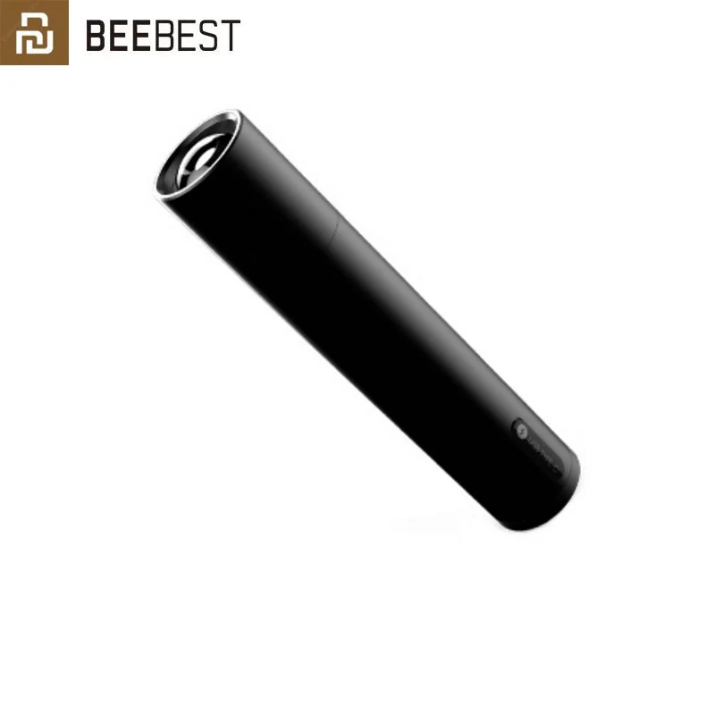 YouPin Beebest Strong Zoom Fleglight 1 000lm Blikajúci blikajúci SOS IPX6 Vodotesná kovová baterka pre vonkajšiu cyklistiku