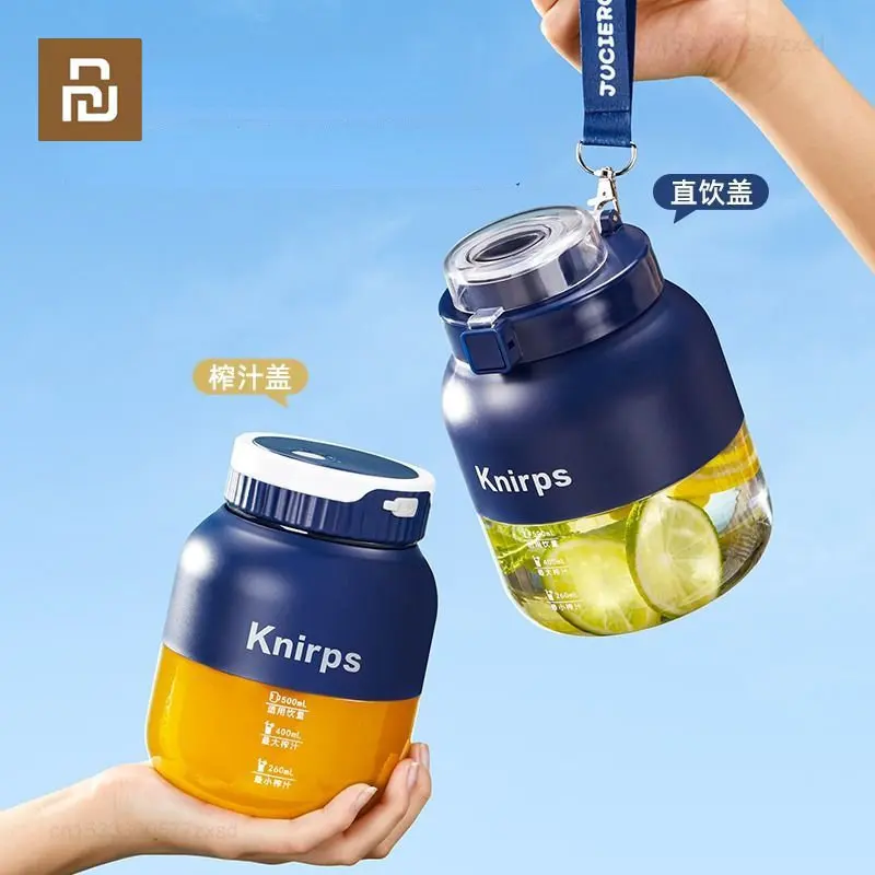 Youpin Knirps Plne automatické prenosné prenosné odšťavovacie poháriky s malými bezdrôtovými odšťavovačmi, ktoré lámajú ľad a premiešajú všetko v jednom