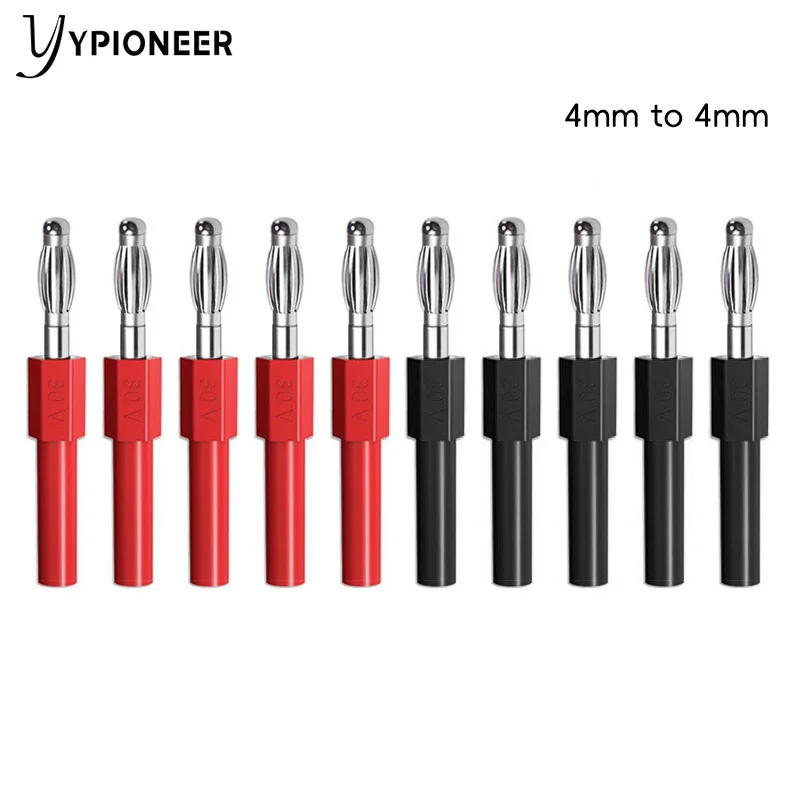 YPIONEER P7022 10ks 4 mm konektor adaptéra banánového adaptéra pre multimetrové testovacie sondy pre multimetrové testovacie sondy