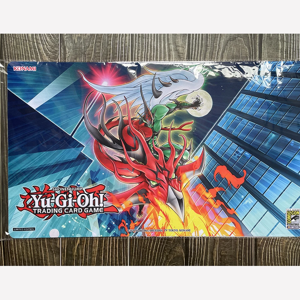 Yu-Gi-OH Elemental Hero Flame Wingman Playmat ygo mat kmc tcg yugioh mat-373