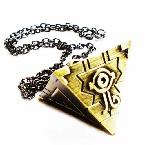 Yugi Mutou Populárna hra Anime náhrdelník Millennium Build Block Block Block Block Key Keychain Yugi Mutou Prívesok Náhrdelník módne šperky
