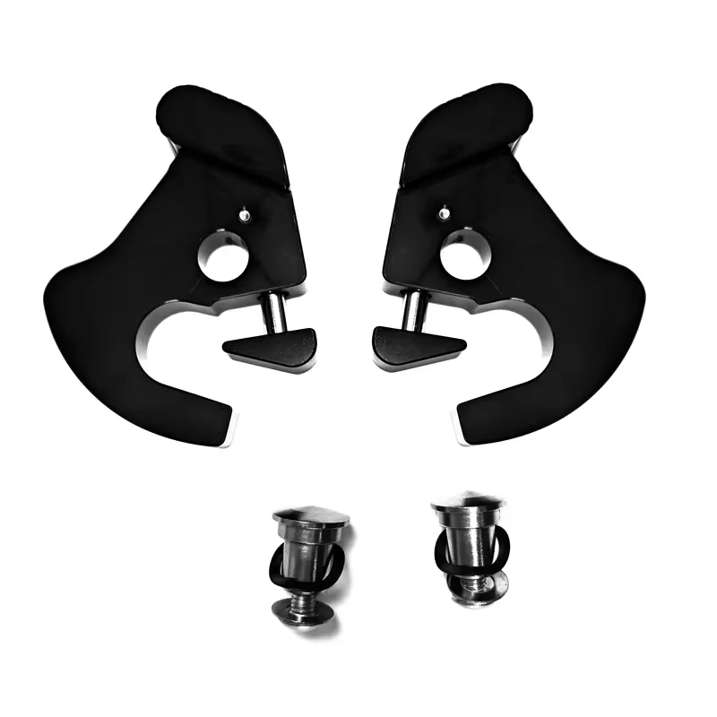 Yuntanmt Black Deachable Rotary Roty Montact Sissy Bar Latch Clips Kit kompatibilná so sériou Harley