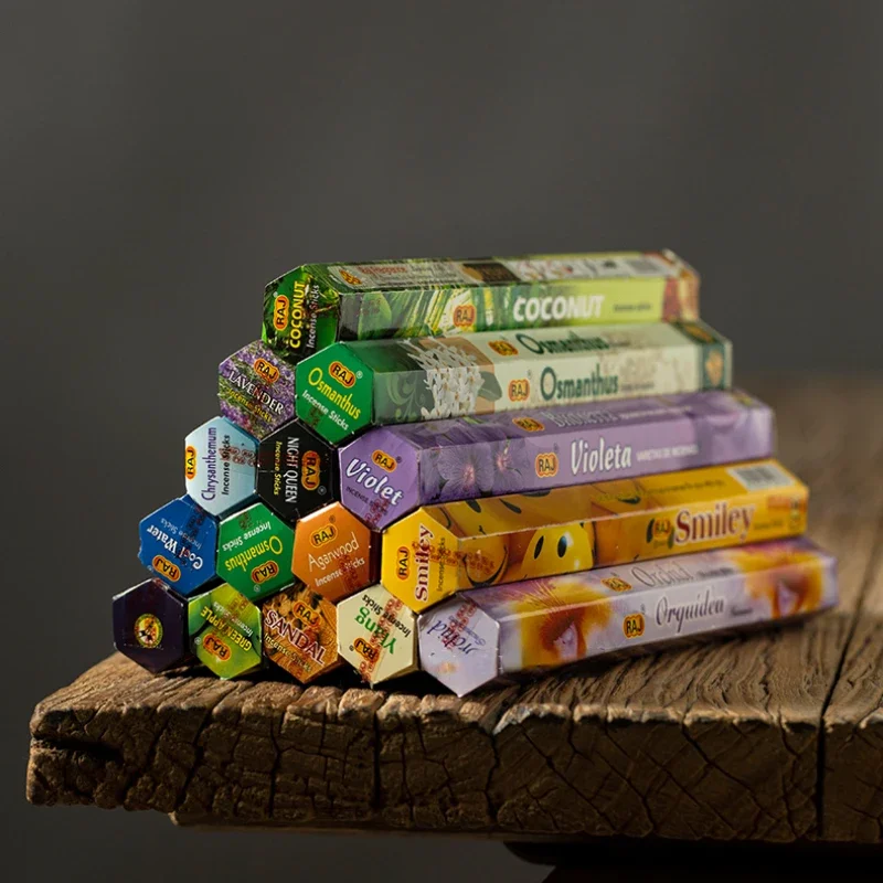 Yxymcf India India santalové drevo kadidlové tyčinky meditácia levanduľa Sage Palo Santo Tibetan Line Aromaterapia Aromaterapia trvalá vôňa