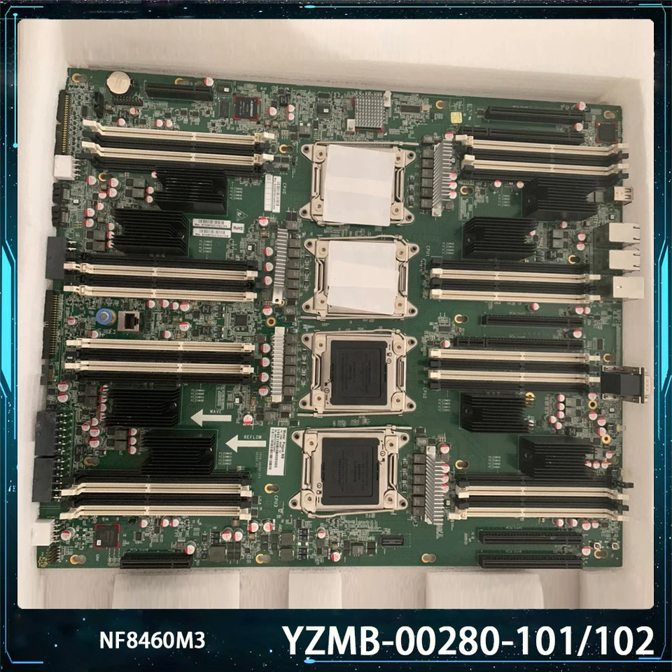 YZMB-00280-101 YZMB-00280-102 pre Inspur NF8460M3 podporuje E7-4800V2 štvorcestnú základnú dosku