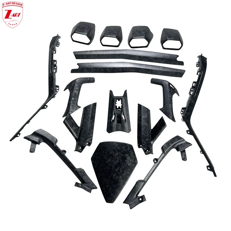 Z-Art Huracan Such Srym z uhlíkových vlákien pre Lamborghini Huracan Evo Dry Carbon Fiber Dashboard Panel pre Huracan Evo Coupe