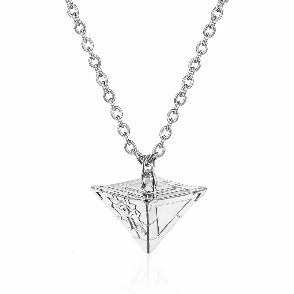 Z nehrdzavejúcej ocele Yu-Gi-Oh! Millennium puzzle prívesok Náhrdelník Eye of Horus Windmill Termalery Gift