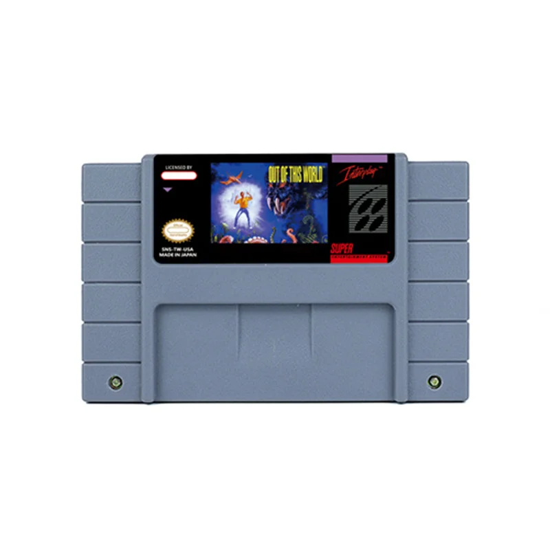 Z tejto svetovej akčnej hry pre SNES 16 Bittretro Cart Children Gift